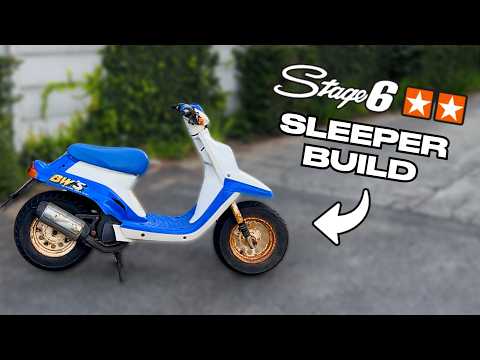 Stage6 Sleeper Yamaha Bws 50 build gets all the upgrades! | Part 2