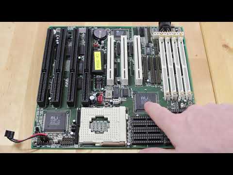 A Quick Look at my 486 Motherboard with ALi Chipset and PCI Slots
