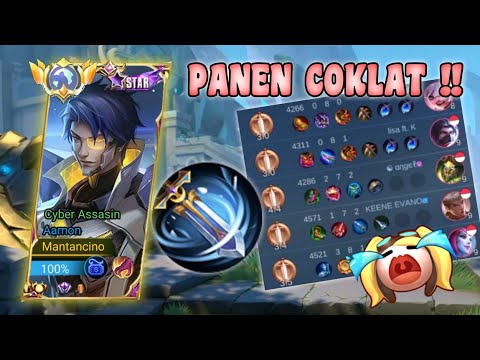 TOP GLOBAL AAMON PAKAI ITEM WINDTALKER AUTO PANEN COKLAT - BUILD TERSAKIT AAMON MOBILE LEGENDS 2023