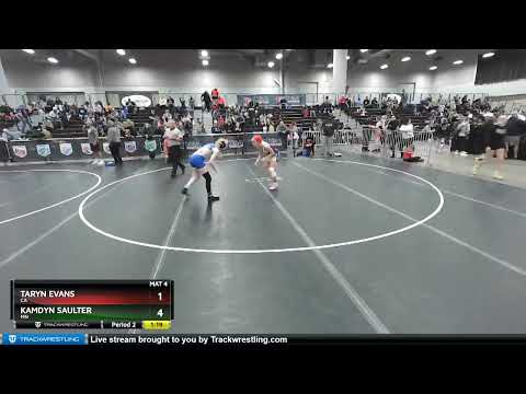 112 Lbs Cons. Round 4 - Kamdyn Saulter, MN Vs Taryn Evans, CA 6176