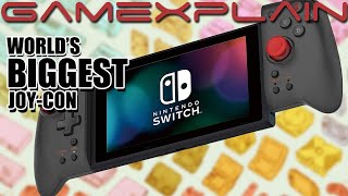 The Worlds BIGGEST Joy-Cons! Daemon X Machina Split Pad Pro (Unboxing & Play Test!)