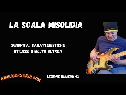 Tutto sulla scala Misolidia - Sonorità, utilizzo e molto altro! - Lezione basso 94