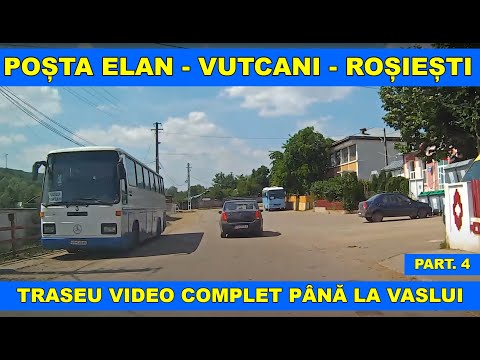 Drumul POSTA ELAN - VUTCANI video trafic Vaslui DJ 244A part 4