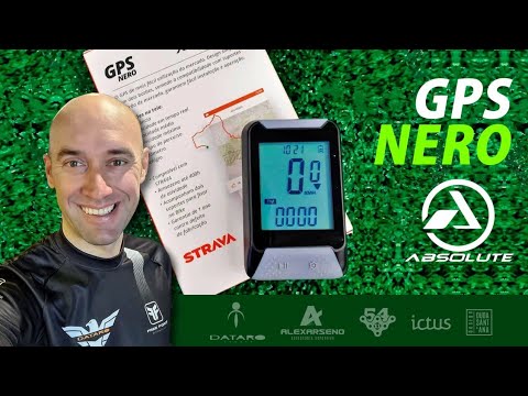 GPS de Ciclismo Absolute Nero Preto Cinza. Ciclocomputador
