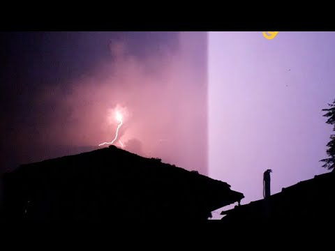 Natural lightning | Thunderstorm | power of lightning  | BOSS THE KING A 2 Z