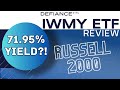 Defiance IWMY ETF Review: Russell 2000 | Will I Invest?