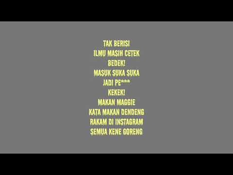 Habuk by Ashidy Ridwan & King'91 (Lyrics Video)