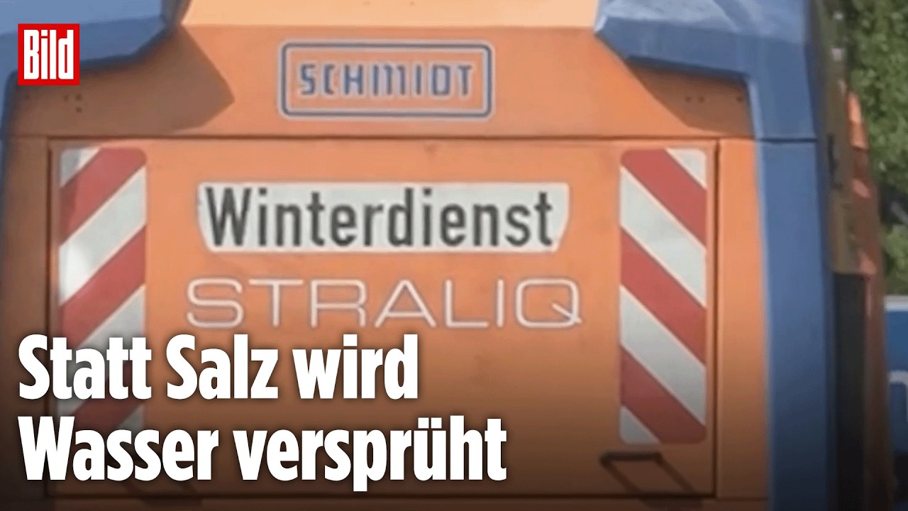 DEUTSCHLAND: Hier rückt der Winterdienst bei 40 Grad aus