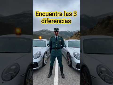 encuentra las 3 diferencias #guardiacivil #humor #balizav16 #diferencias