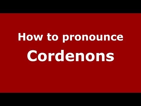 How to pronounce Cordenons (Italian/Italy) - PronounceNames.com