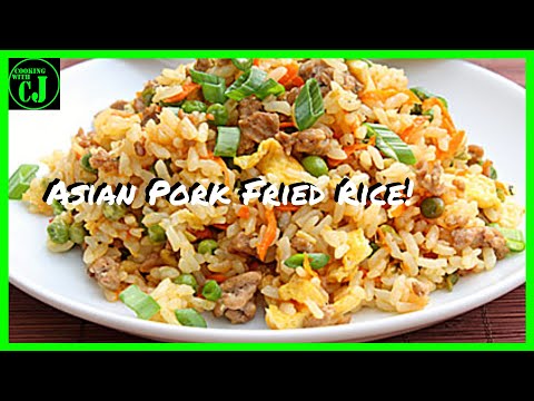 Asian Pork Fried Rice | How to make Fried Rice with Pork