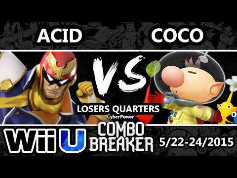 Combo Breaker - Coco (Olimar) Vs. Acid (Captain Falcon) SSB4 Losers Quarters - Smash Wii U - Smash 4