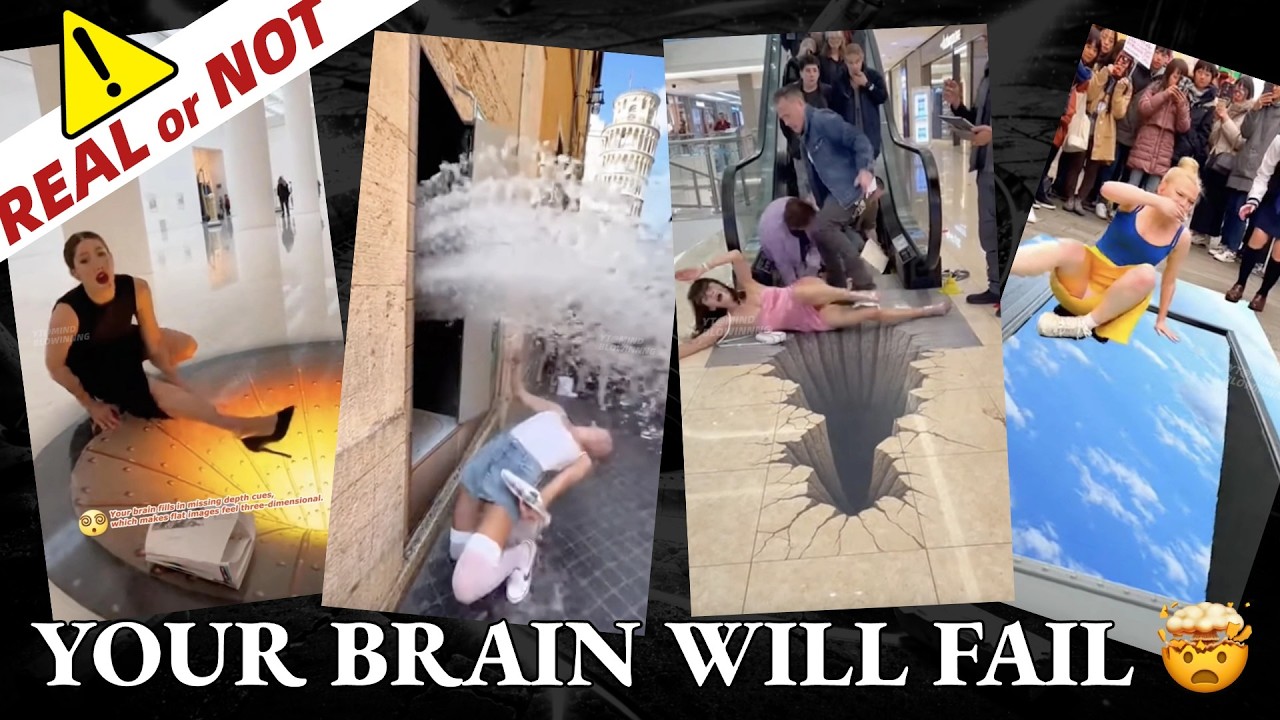 Your Brain Can’t Handle This 3D Illusion Street Art Compilation🤯