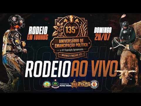 Expo Muniz Freire 2026 | RODEIO AO VIVO | DOMINGO 20h