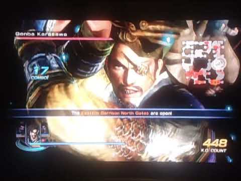 WARRIORS OROCHI 3 XIAHOU DUN/CAO CAO/NOBUNAGA ODA GAMEPLAY