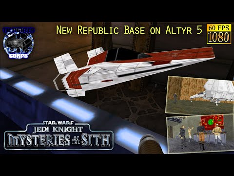 Jedi Knight: Mysteries of the Sith. Part 1 "New Republic Base on Altyr 5" [HD 1080p 60fps]