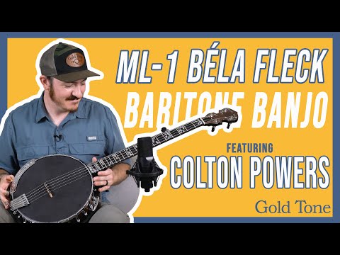 Gold Tone ML-1 Bela Fleck "Missing Link" 5-String Baritone - Vintage Brown, Case Included image 13