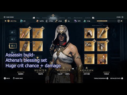 Warrior build vs Assassin build against Lykaon Wolf - Assassin's Creed Odyssey