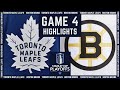 Game 4 Highlights | Bruins vs. Maple Leafs – Apr 27, 2024 (w/Joe Bowen)