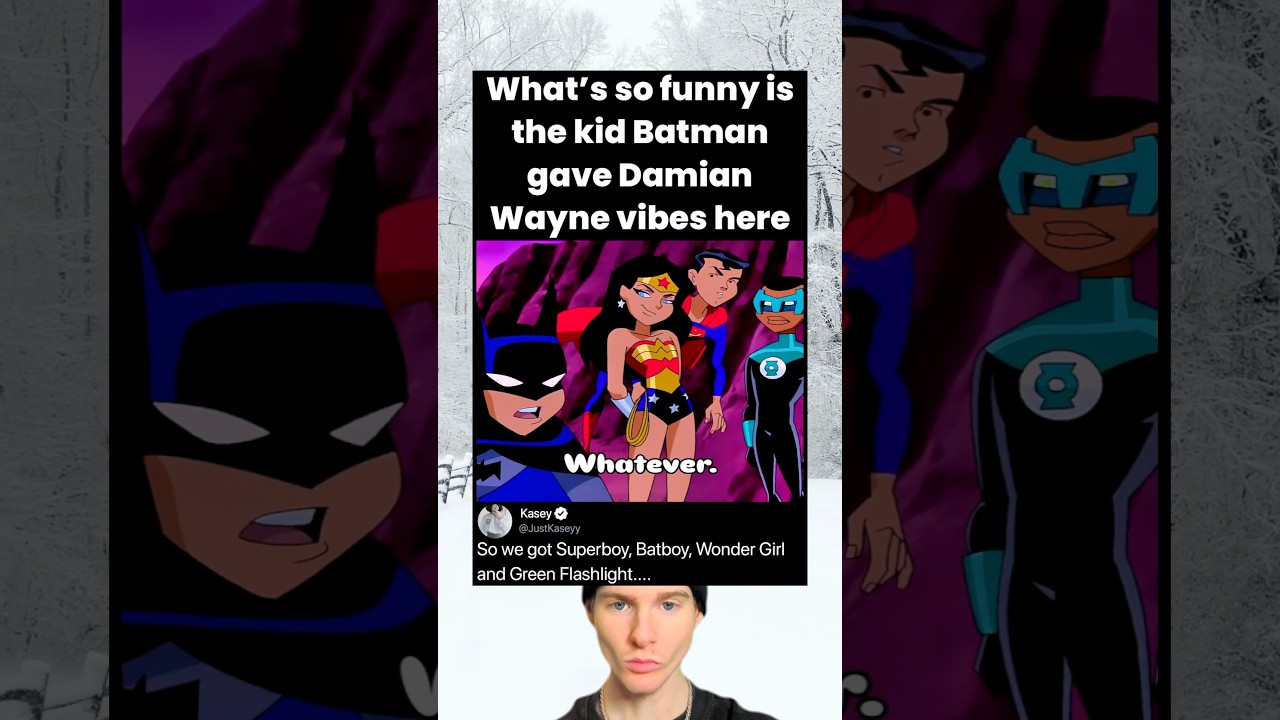 What's so funny is the kid Batman gave Damian Wayne vibes