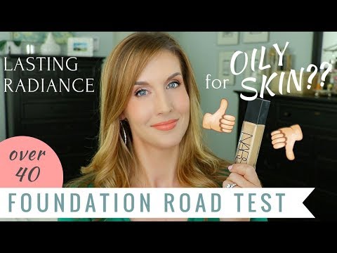 NARS NATURAL RADIANT LONGWEAR FOUNDATION REVIEW with MsGoldgirl | OILY SKIN