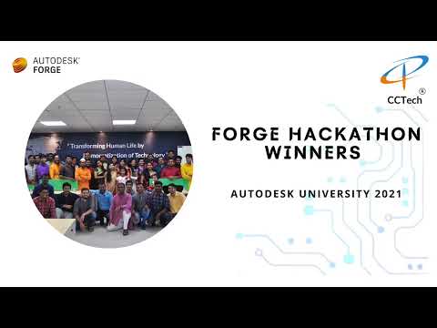 CCTech emerges as a winner in 2 categories of Autodesk Forge Hackathon 2021