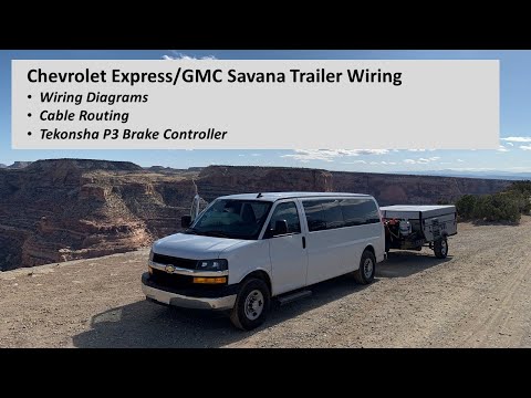 How to Install Trailer Wiring on a Chevrolet Express/GMC Savana with Wiring Diagrams!