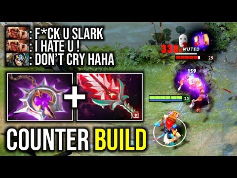 COUNTER BUILD..!! Bloodthorn + Nullifier Slark Counter Troll 7.22d | Dota 2