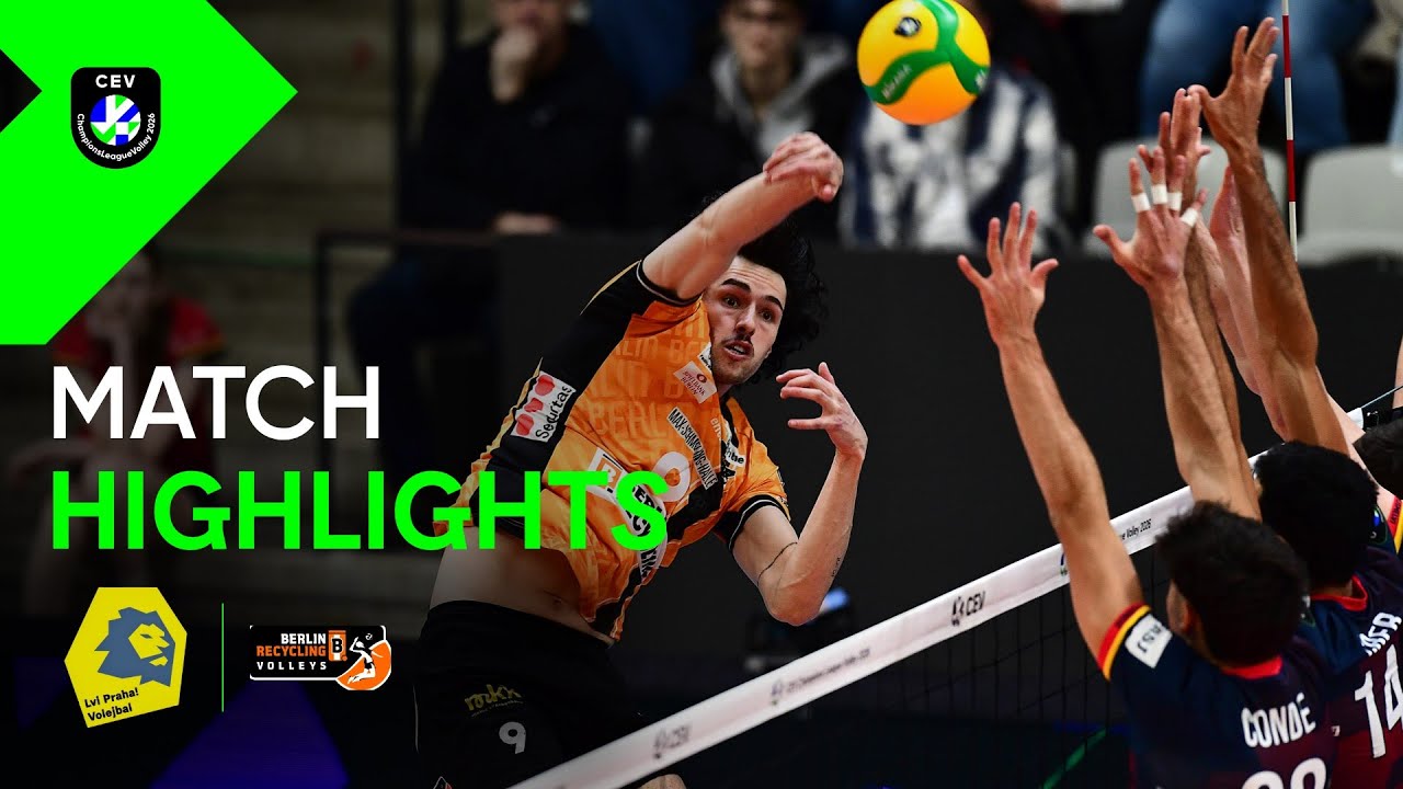 Highlights | VK Lvi Praha vs. BERLIN Recycling Volleys | CEV Champions League Volley 2026