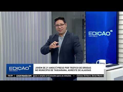 Jovem de 21 anos é preso por tráfico de drogas em Taquarana