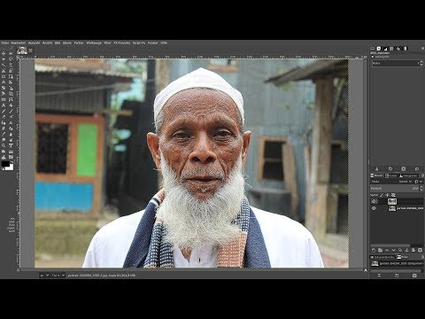 Gimp 2.10: Kanten schärfen und Farben verbessern