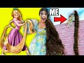 I Survived in World's Longest Hair for 24 hours! *Rapunzel in Real life* 👑