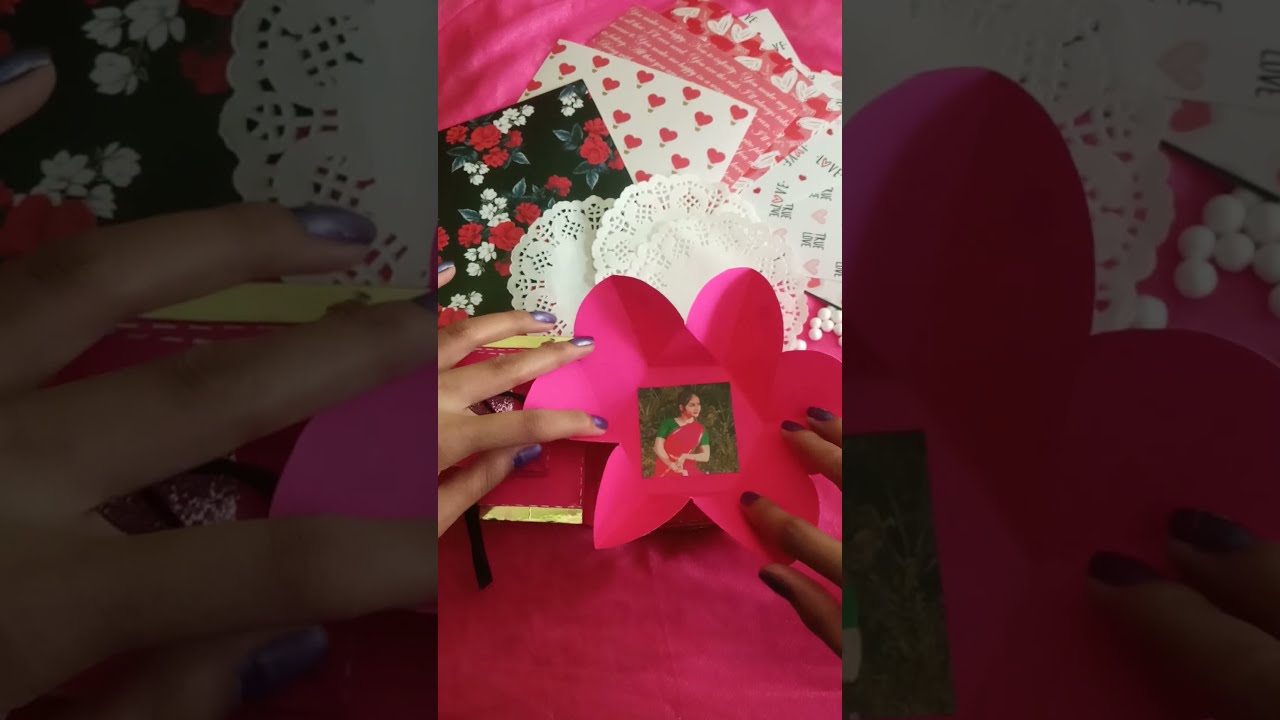 scrapbook idea/simple and beautiful hand made scrapbook/mini scrapbook ideas#creative#classic#world