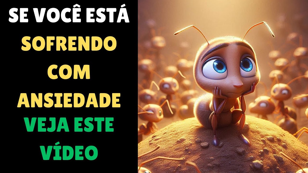 NÃO ANDE ANSIOSO POR ALGUMA COISA - A FORMIGA QUE SOFRIA DE ANSIEDADE