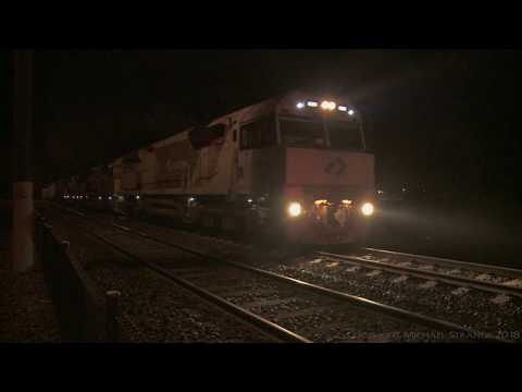 Aurizon MP1 Container Train Departs Gheringhap - PoathTV Australian Railways