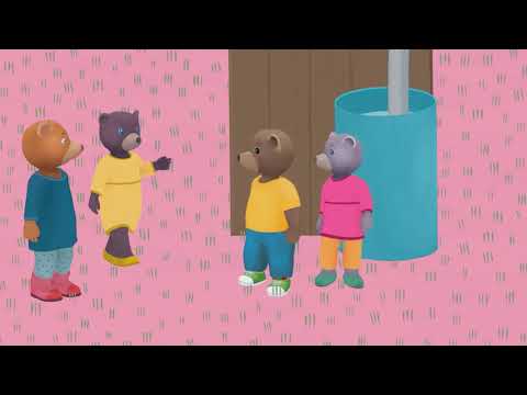 Petit Ours Brun 3D -  Petite Ourse Perle