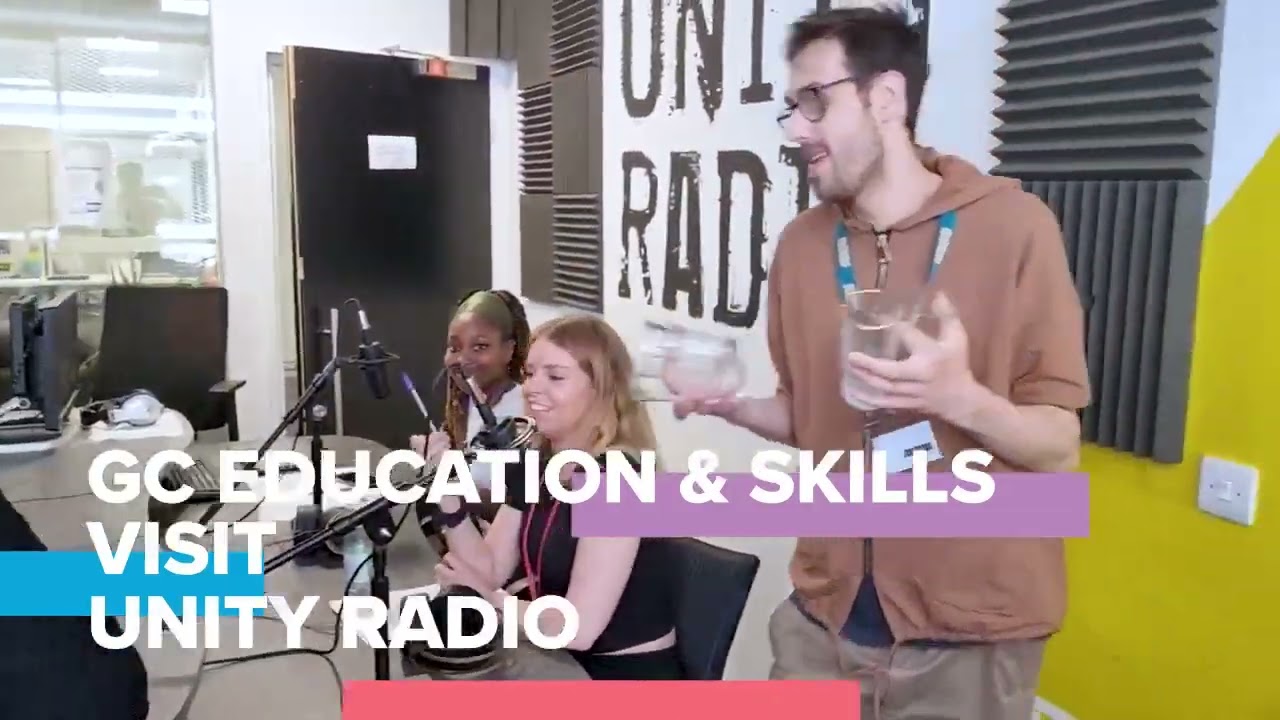 The Growth Company Education & Skills visit Unity Radio!