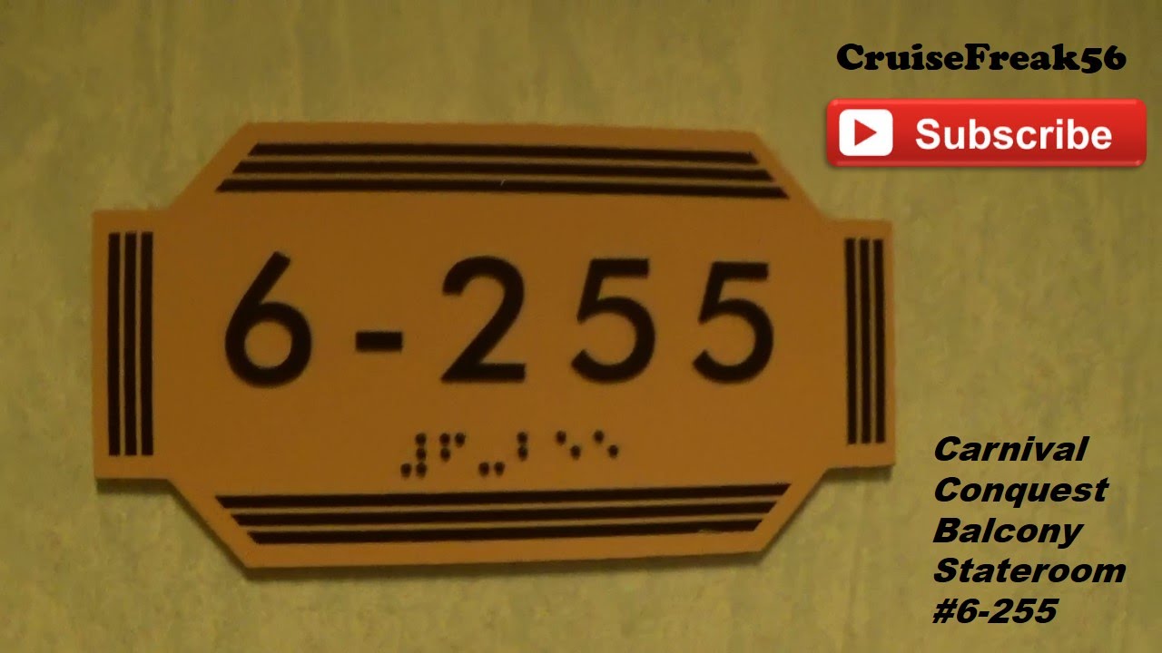 Carnival Conquest - Cabin 6255 - Video 1