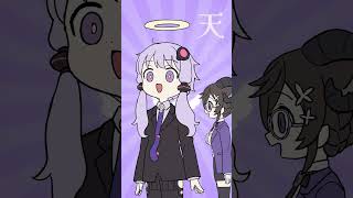 【天天天国地獄国】結月ゆかり＆石黒千尋手書きアニメーション💗 #short #animation
