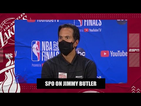Erik Spoelstra談第三場比賽的勝利："除了Jimmy Butler，你還能怎麼說？ (Erik Spoelstra on Game 3 win: 'How else do you say it other than Jimmy Butler' | 2020 NBA Finals)