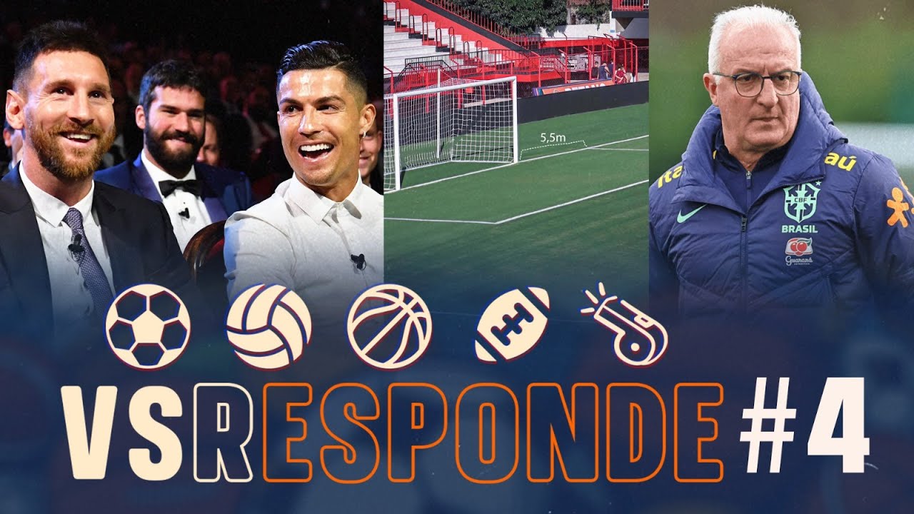 VSRESPONDE #4: MELHOR SEM MESSI E CR7, FUTURO DE DORIVAL, PRA QUE SERVE A MEIA-LUA E MAIS