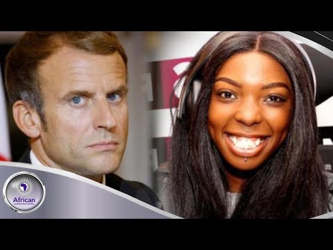 African Sista Shocks President Macron During Summit