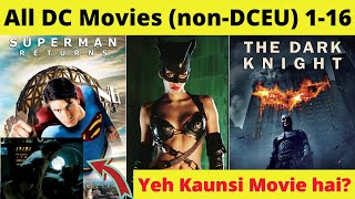 How to watch DC Movies (non-DCEU) in order | All DC Movies (non-DCEU) Explained in Hindi |