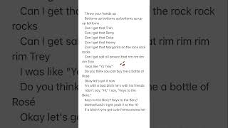 Nicki Minaj — Bottoms Up Lyrics #lyrics #raplyrics #nickiminaj #rap #barbz #music #treysongz