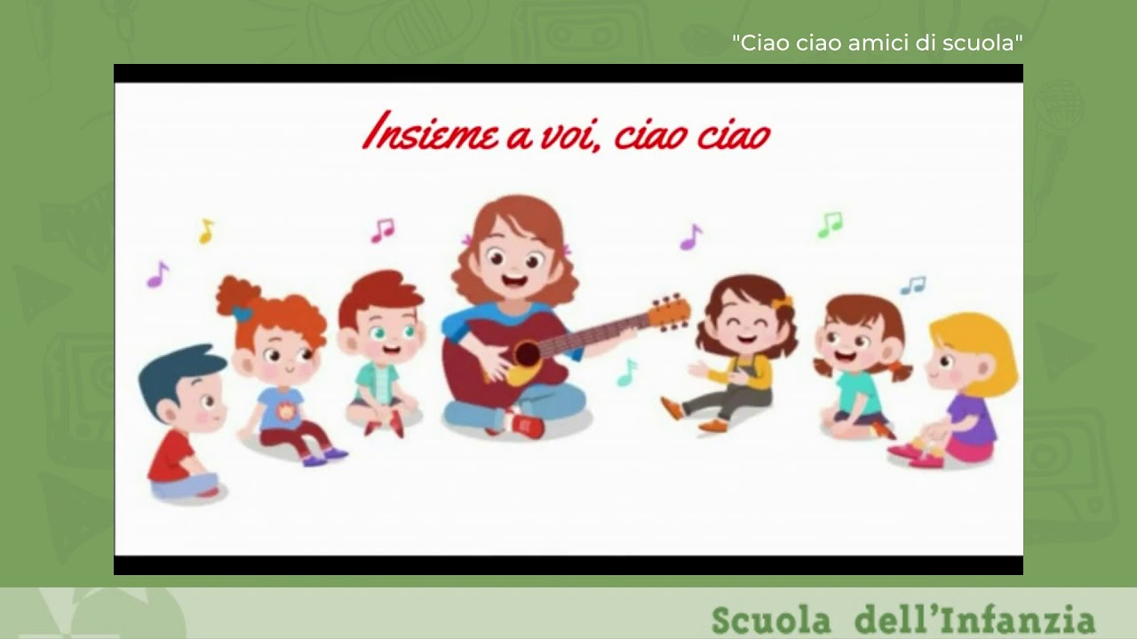 Canzone - Ciao ciao amici di scuola