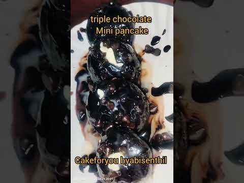 #triplechocolate #chocolavacake #Short #cakeforyoubyabisenthil #chocolatecake #minipancakes #