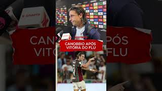Após a vitória na Libertadores, CANOBBIO do Fluminense comentou sobre o jogo na zona mista.