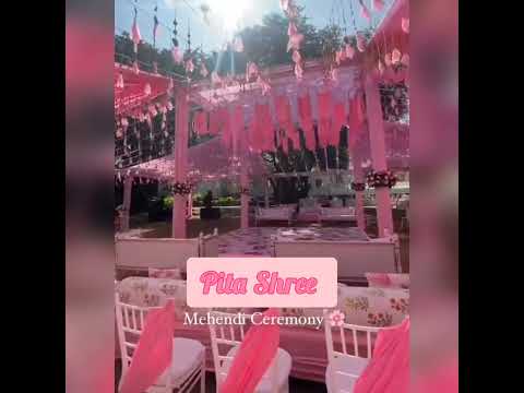Light pink weddings indian wedding decoration, mehndi decor,...