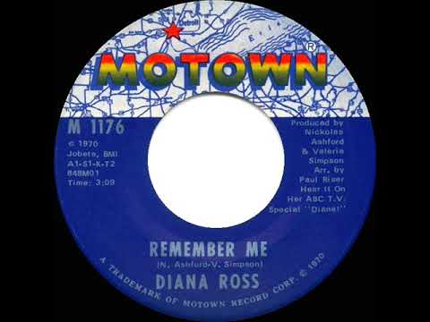 1971 HITS ARCHIVE: Remember Me - Diana Ross (mono 45)