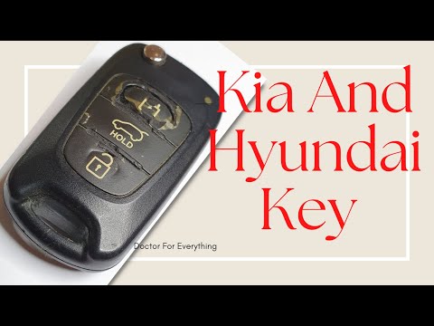 How to Replace Hyundai/Kia KEY-FOB SHELL/Change Battery --Unedited Video, Real Time Editing